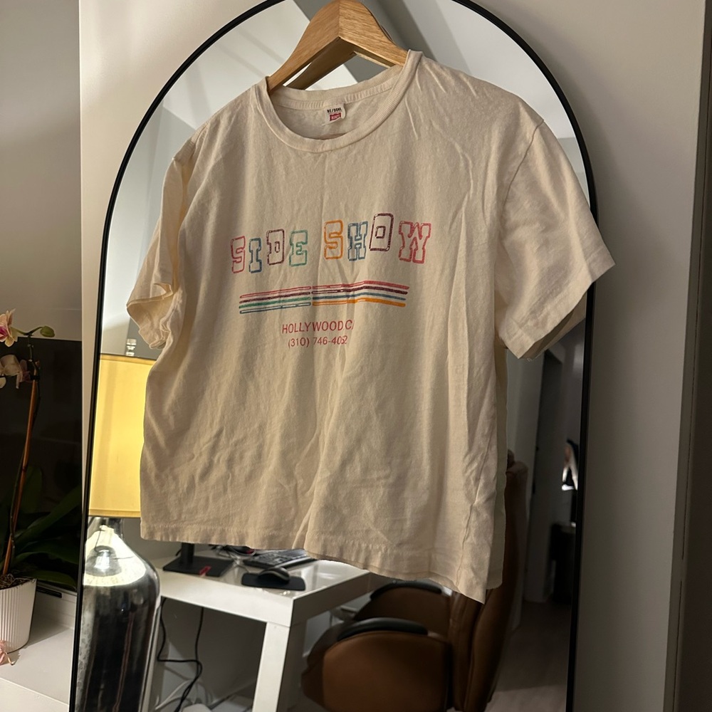 RE/DONE 90s Oversized Sideshow T-Shirt Size Large